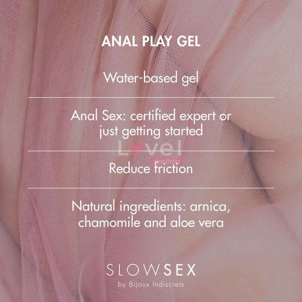 Анальний гель-змазка Bijoux Indiscrets Slow Sex Anal play gel SO5900 фото