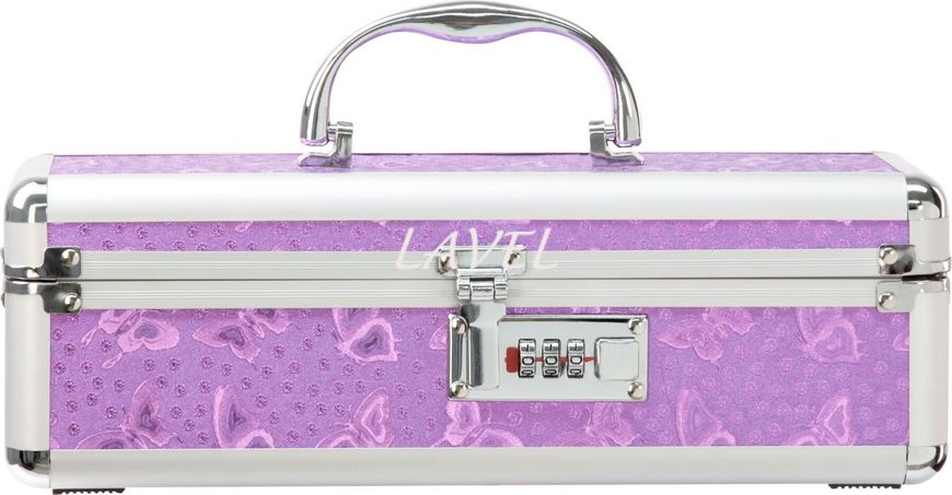 Кейс для зберігання секс-іграшок BMS Factory - The Toy Chest Lokable Vibrator Case Purple з кодовим SO5562 фото