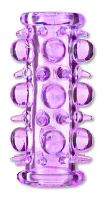 Насадка на член - BOSS Stretchy Sleeve Purple стимулююча (4,5 см х 7 см) BS6700015 фото