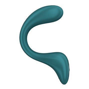 Вагинально-клиторальный вибратор Satisfyer G for Goddess 2 Bottle Green, 2 мотора SX3261 фото