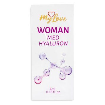 Інтимний зволожуючий гель-лубрикант для жінок MyLove Woman Med Hyaluron, 4 мл 725300101-9544 фото