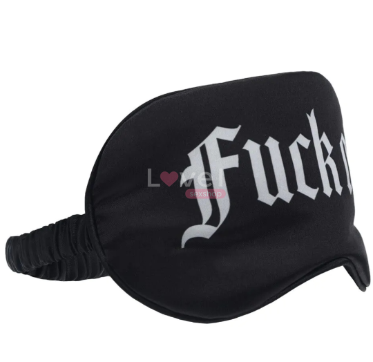 Маска на очі Ouch! Satin Blindfold Fuck Off Black 51420280000 фото