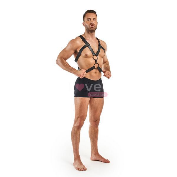 Портупея Bedroom Fantasies: Rocco Bondage Harness, черная SO8827 фото