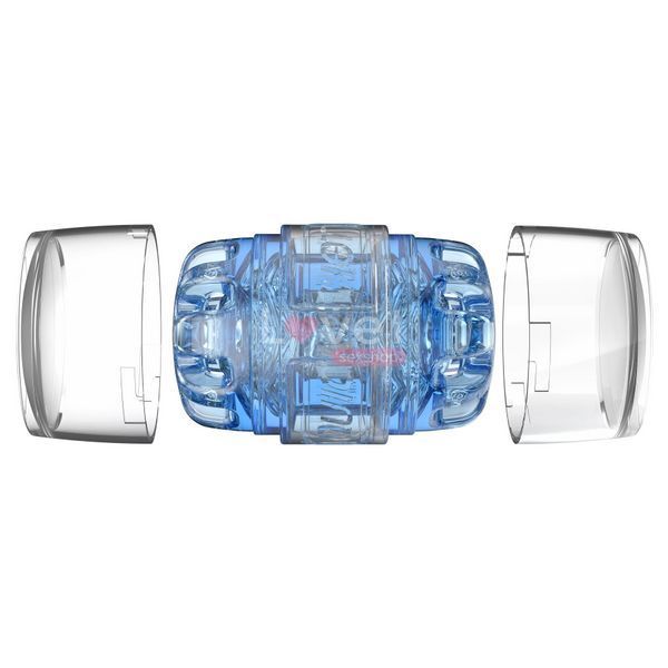 Мастурбатор Fleshlight Quickshot Turbo Blue Ice, компактный, отлично для пар и минета SX0678 фото