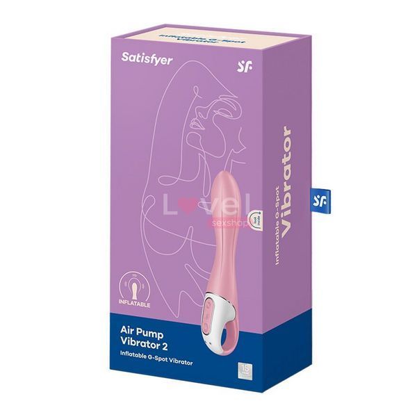 Вібратор точки G надувний Satisfyer Air Pump Vibrator 2 SO8411 фото
