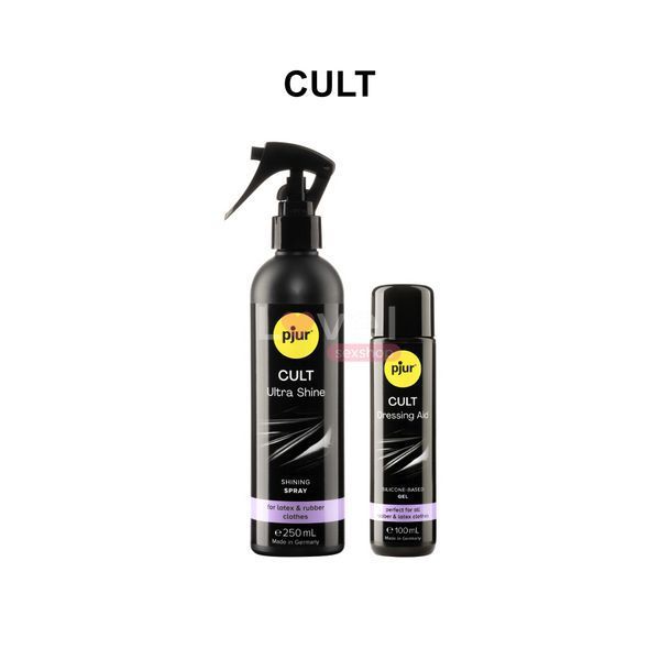 Спрей для догляду за одягом із гуми та латексу pjur Cult Ultra Shine 250 мл, надає блиску PJ10260 фото