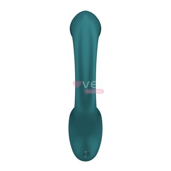 Вагінально-кліторальний вібратор Satisfyer G for Goddess 2 Bottle Green, 2 мотори SX3261 фото
