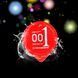 Збуджуючі презервативи OLO 0.01 ZER Red, розігріваючий ефект, 3 шт OL0098G фото 2