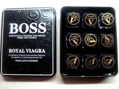 Таблетки для потенції Boss Royal Viagra, 3 шт BIO_4964 фото