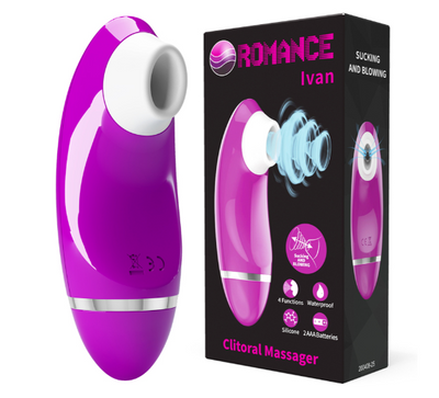 Кліторальний стимулятор - Romance Ivan Clitoral Massager Purple 6603BI1129 фото