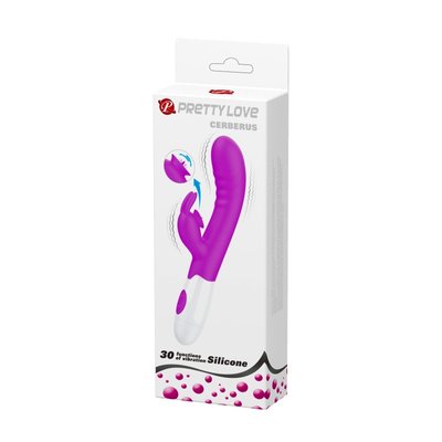 Вибратор - Pretty Love Cerberus Licking Vibrator Purple 8014795 фото