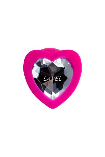Анальная силиконовая пробка с кристаллом ToDo By Toyfa Diamond Heart, розовая (длина 8см, диаметр 3,3см) 661100357025 фото