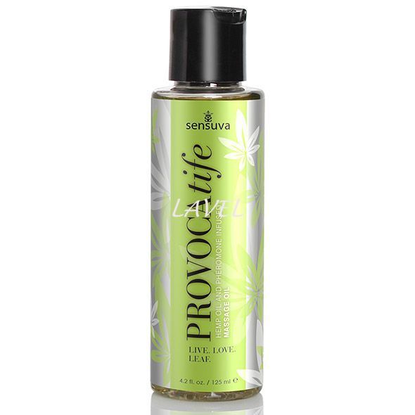 Массажное масло Sensuva: Provocatife Hemp Oil Infused Massage (125 мл) с феромонами и маслом конопли SO3213 фото