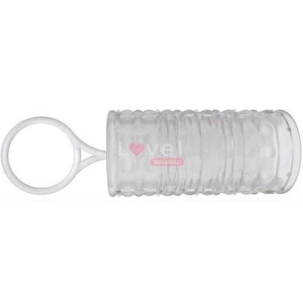 Насадка на член Dorcel Mr Reverse XL з кільцем для мошонки, стимулюючий рельєф MD0840 фото