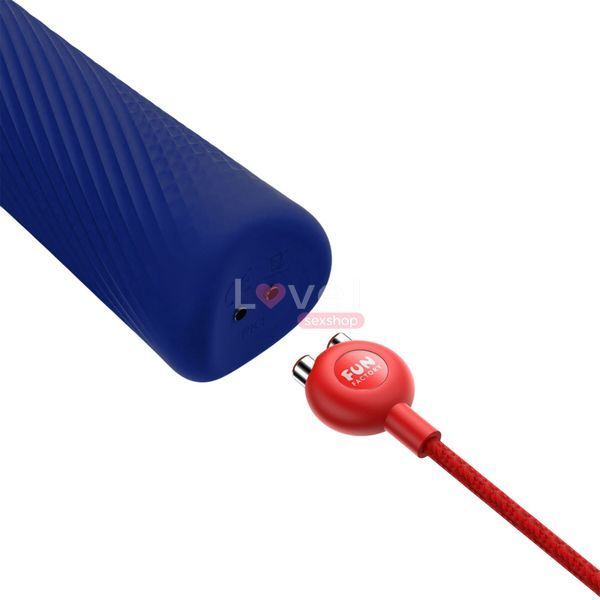 Вібромасажер Fun Factory VIM Vibrating Wand midnight blue, суперпотужний та легкий, до 6 годин роботи SX0920 фото