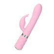 Розкішний кролик з ротацією та вібрацією Pillow Talk Lively Pink, кристал Сваровскі SO6856 фото