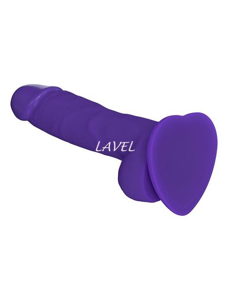 Реалістичний фалоімітатор Strap-On-Me SOFT REALISTIC DILDO Violet - Size M SO4522 фото