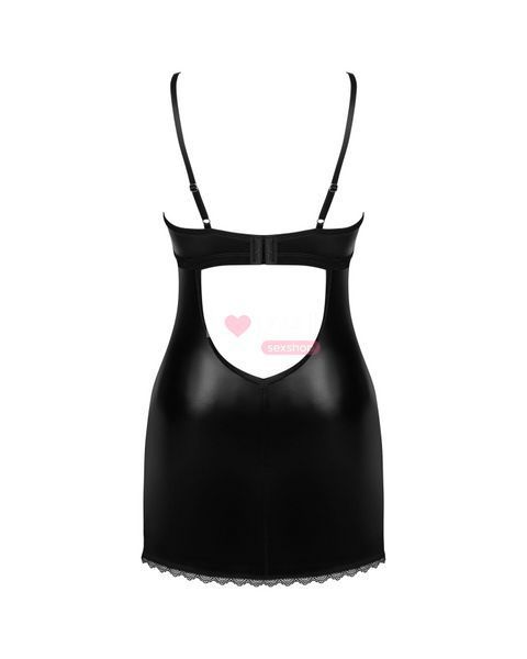 Сорочка Obsessive Norides chemise & thong XL/2XL SX1162 фото