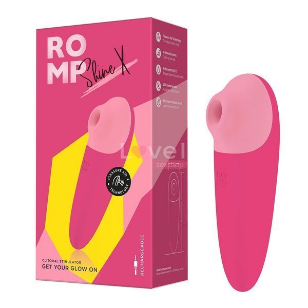 Вакуумный клиторальный стимулятор Romp Shine X SX0535 фото