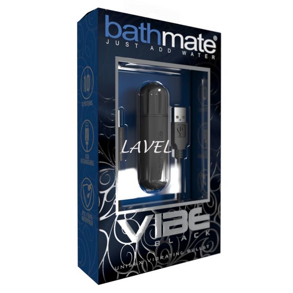 Вібропуля Bathmate Vibe Bullet Black, глибока потужна вібрація SO2439 фото