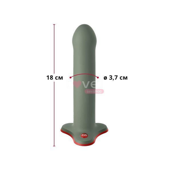 Фаллоимитатор Fun Factory MAGNUM, оливковый, очень гибкий, длина 18,3 см, диаметр 3,7 см SX0986 фото