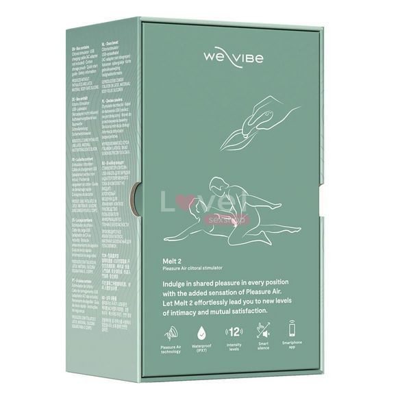 Вакуумный смарт-стимулятор для пар We-Vibe Melt 2 Sage SX3856 фото