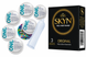 SKYN Original 3 шт + ONE Pleasure Plus з повітряною капсулою 5 шт