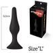 Анальна пробка з присоскою MAI Attraction Toys №34 Black, довжина 12,5см, діаметр 3,2см SO5010 фото 3