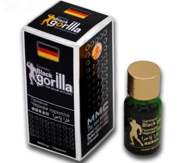 Таблетки возбуждающие Black Gorilla, 10 шт BIO_180 фото