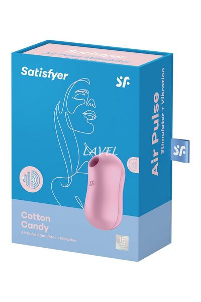 Вакуумный стимулятор с вибрацией Satisfyer Cotton Candy Lilac SO6283 фото