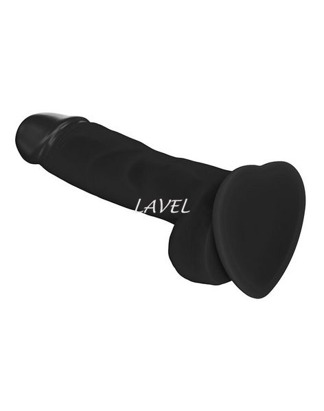 Реалістичний фалоімітатор Strap-On-Me SOFT REALISTIC DILDO Black - Size L SO4523 фото