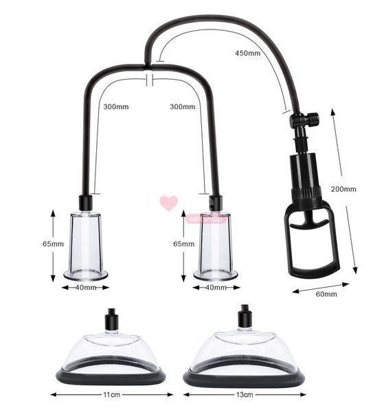 Вакуумна помпа для грудей та сосків Men Powerup Passion Pump SX3005 фото