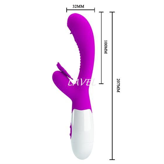 Вибратор - Pretty Love Moth Clitoris Vibrator Purple 6603BI1225 фото