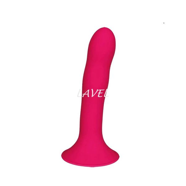 Дилдо з присоскою Adrien Lastic Hitsens 4 Pink, відмінно для страпона, діаметр 3,7см, довжина 17,8см AD24041 фото
