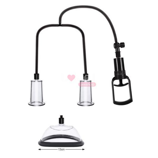 Вакуумна помпа для грудей та сосків Men Powerup Passion Pump SX3005 фото