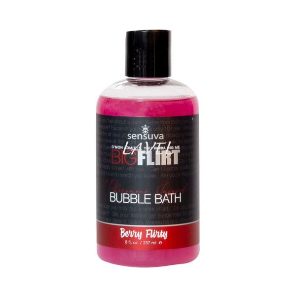 Пена для ванны Sensuva — Big Flirt Pheromone Bubble Bath — Berry Flirty (237 мл) SO7846 фото