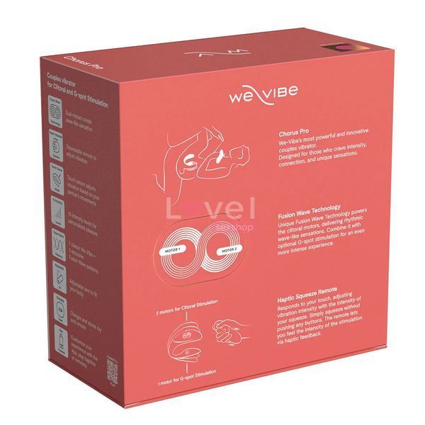 Смарт-вибратор для пар We-Vibe Chorus Pro Electric Pink SX3862 фото