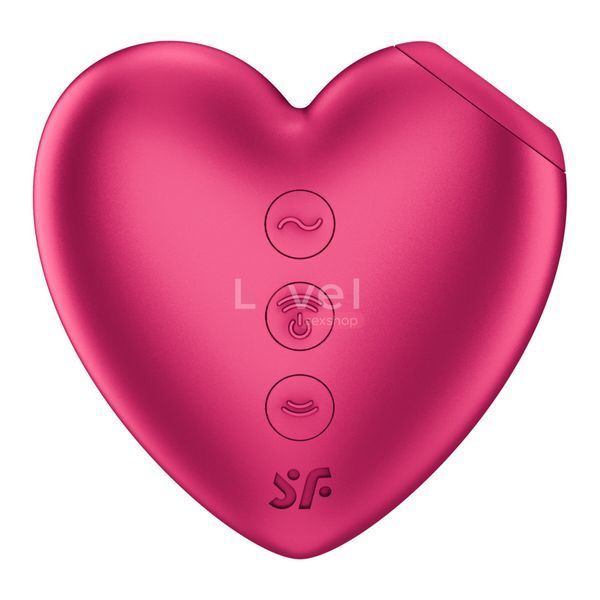 Вакуумний стимулятор-серце з вібрацією Satisfyer Cutie Heart Battery Series SX3836 фото