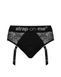 Кружевные трусы для страпона с подвязками для чулок Strap-On-Me DIVA HARNESS - XS SX2280 фото 3