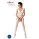 Бодістокінг Passion BS046 white, комбінезон з імітацією панчох PBS046W фото 1