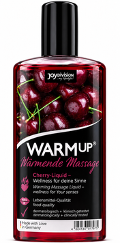 Їстівна масажна олійка з розігріваючим ефектом WARMuр Cherry, 150 мл 7120014324 фото