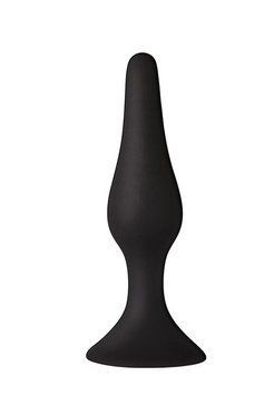 Анальная пробка на присоске MAI Attraction Toys №33 Black, длина 11,5cм, диаметр 3см SO5012 фото