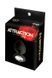 Анальная пробка с кристаллом MAI Attraction Toys №48 Black, длина 8,2см, диаметр 3,5см SO4631 фото 3