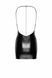 Платье Noir Handmade F307 Mirage wetlook mini dress with jewelry rhinestone chain - 3XL SX0284 фото 5