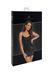 Платье Noir Handmade F307 Mirage wetlook mini dress with jewelry rhinestone chain - 3XL SX0284 фото 7