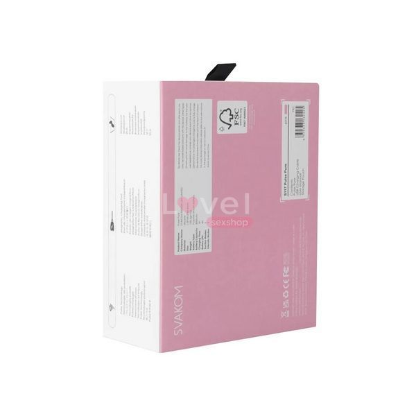 Вакуумний кліторальний стимулятор Svakom Pulse Pure Pale Pink, 5 режимів, 5 інтенсивностей у кожному SO6993 фото