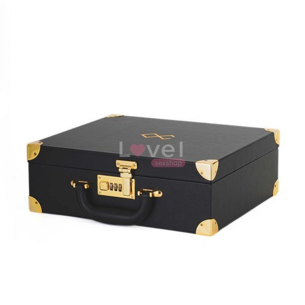 БДСМ-набір LOCKINK Moonlight Treasure Chest, коричневий, натуральна шкіра SX0860 фото