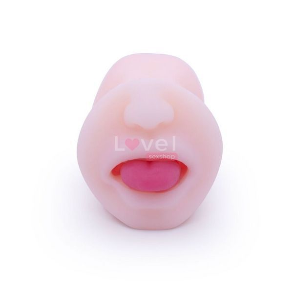 Двосторонній мастурбатор Men Powerup Eroticism: вагіна та ротик SO6231 фото