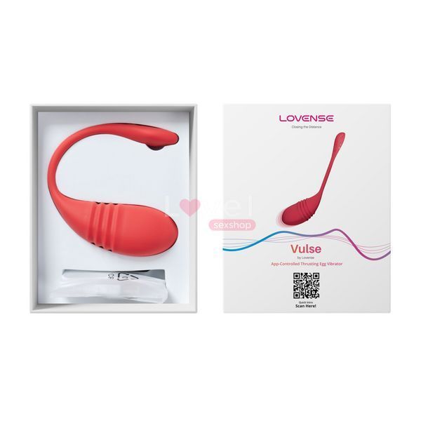 Смарт-віброяйце з пульсацією Lovense Vulse (Thrusting Egg Vibrator), імітація фрикцій SO8792 фото
