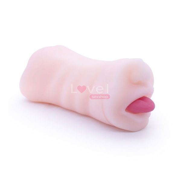 Двосторонній мастурбатор Men Powerup Eroticism: вагіна та ротик SO6231 фото